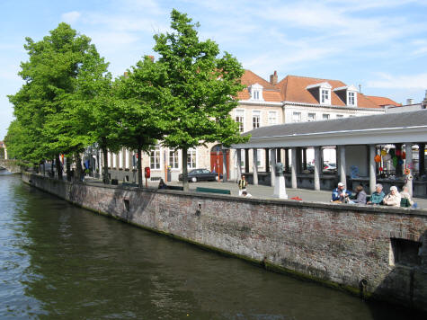 Fish Market in Bruges Belgium (Vismarkt)